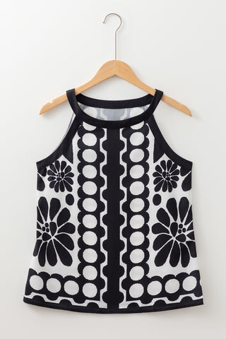 Circles Sleeveless Top