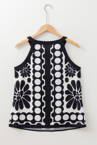 Circles Sleeveless Top