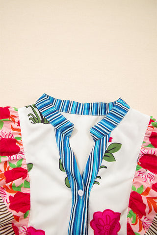 Peplum Floral Top