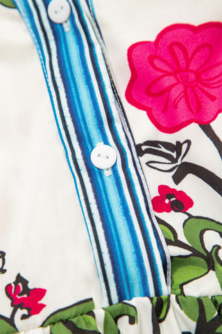 Peplum Floral Top