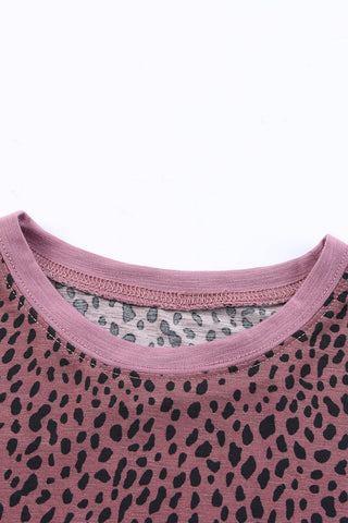 Leopard Print Top - Beige