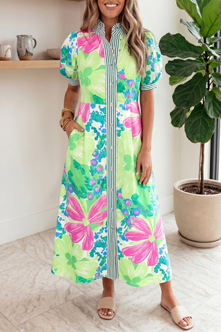 Cape Cod Brunch Dress - Green