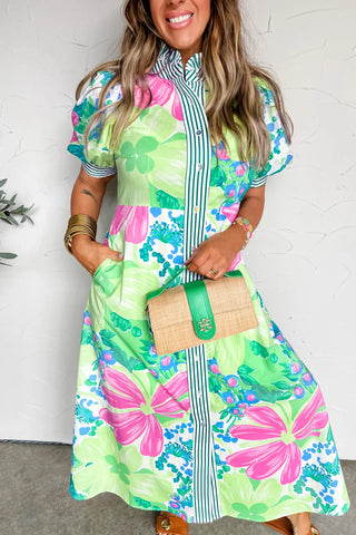 Cape Cod Brunch Dress - Green
