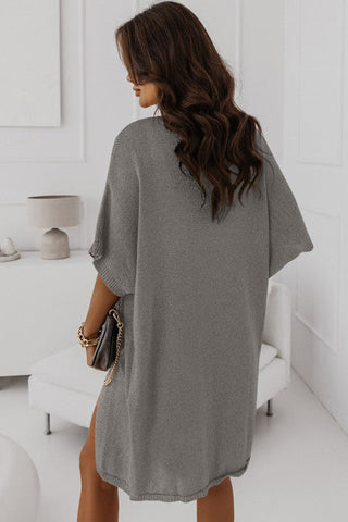 Dolman Sleeve Cardigan - Gray