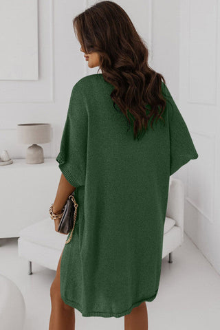 Dolman Sleeve Cardigan - Green