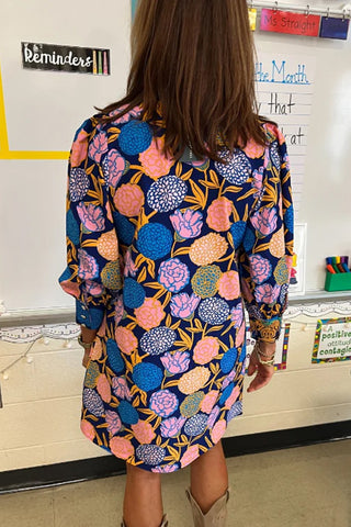 Peonies Shift Dress