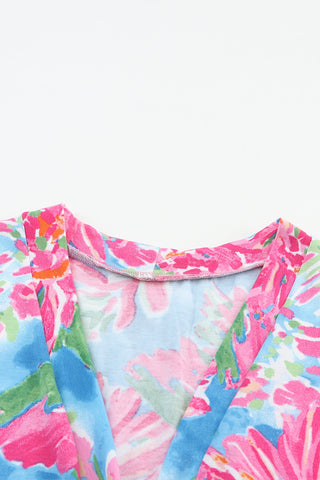 Abstract Floral Cardigan