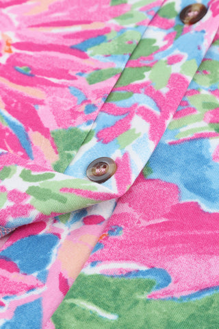Abstract Floral Cardigan