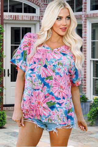 Tropical Floral Top