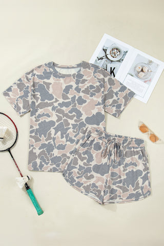 Camo Short Set