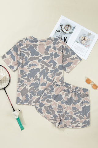 Camo Short Set