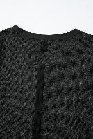 Henley Fall Top - Black