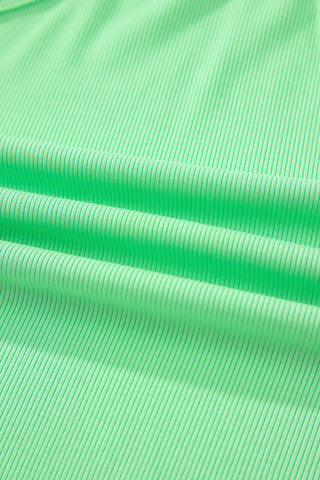 Racerback Two Piece Skort Set - Neon Green