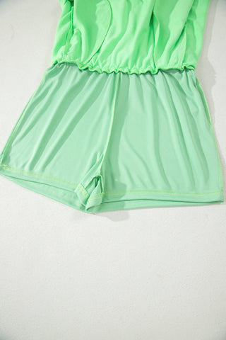 Racerback Two Piece Skort Set - Neon Green