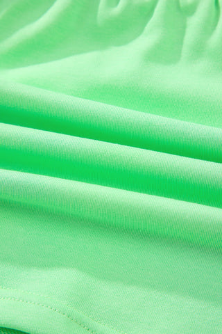 Racerback Two Piece Skort Set - Neon Green