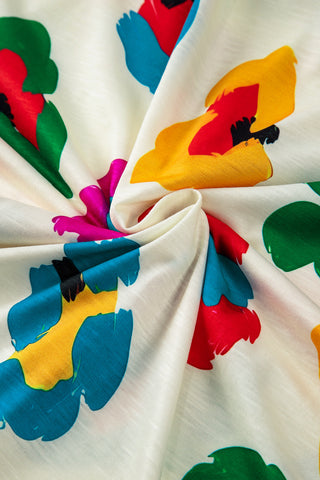 Colorful Leopard Tee Shirt - White