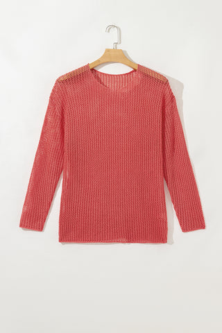 Casual Fall Sweater - Orange