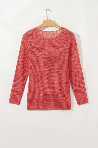 Casual Fall Sweater - Orange
