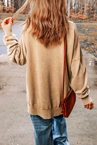 Oversized Sweatshirt - Taupe