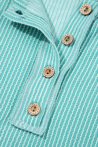 Color Block Henley Top