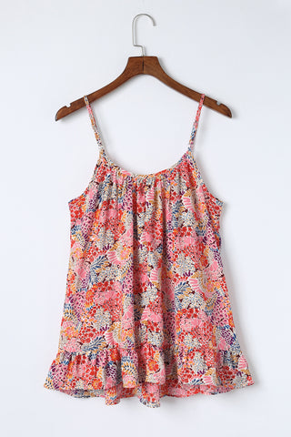 Spaghetti Strap Floral Top