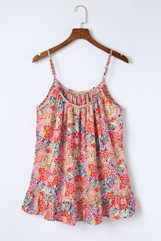 Spaghetti Strap Floral Top