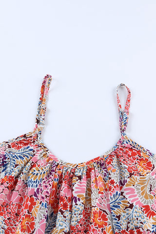 Spaghetti Strap Floral Top