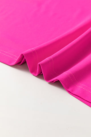Neon Pink Dress with Collar