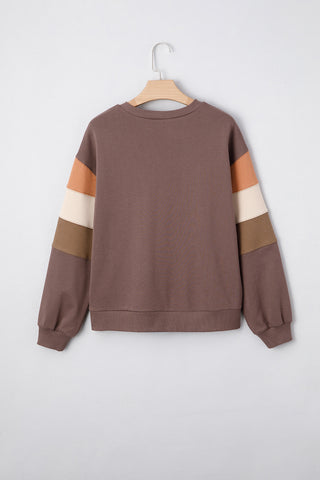 Fall Latte Sweatshirt - Brown