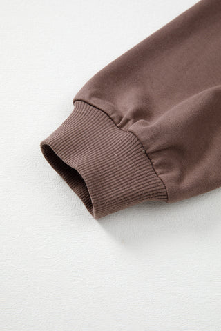 Fall Latte Sweatshirt - Brown