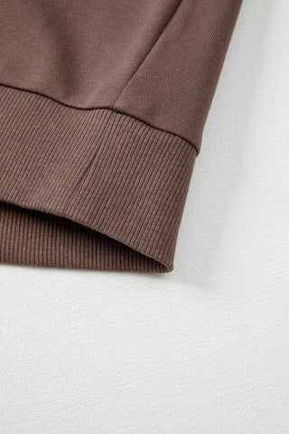 Fall Latte Sweatshirt - Brown