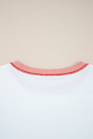 Oversized Red Sweatshirt