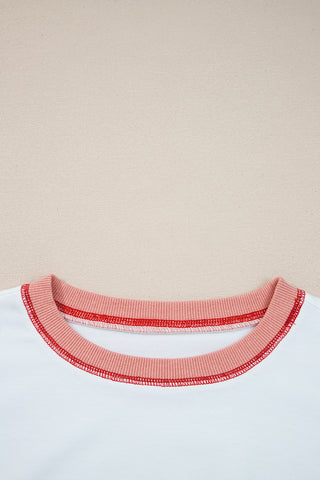 Oversized Red Sweatshirt