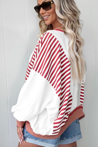 Oversized Red Sweatshirt