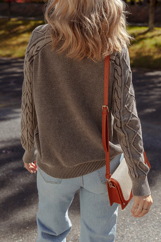 Chic Fall Brown Sweater