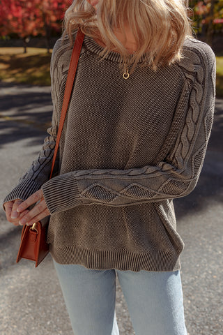 Chic Fall Brown Sweater