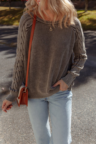 Chic Fall Brown Sweater