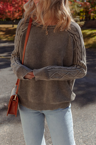 Chic Fall Brown Sweater