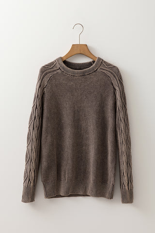Chic Fall Brown Sweater