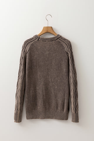 Chic Fall Brown Sweater