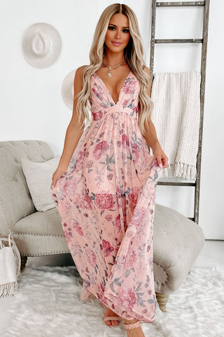Spring Roses Maxi Dress