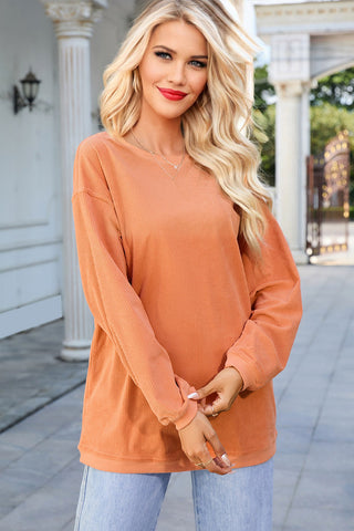 Corduroy Fall Sweatshirt