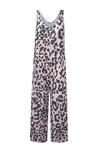 Leopard Knit Jumpsuit