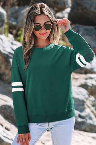 Varsity Style Sweatshirt - Green