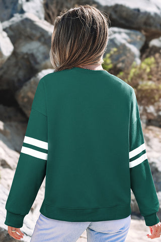 Varsity Style Sweatshirt - Green