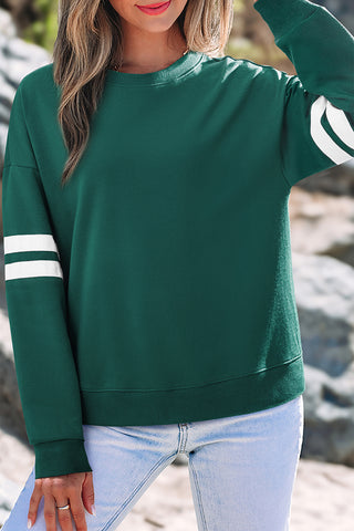 Varsity Style Sweatshirt - Green