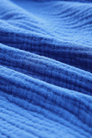 Cotton Romper - Blue