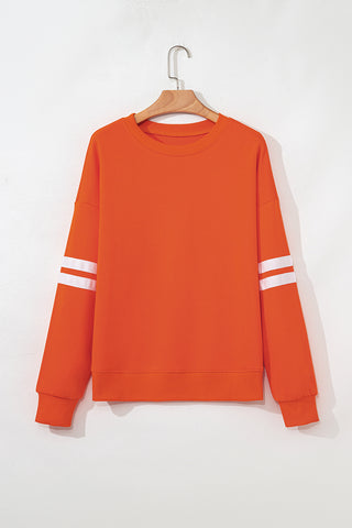 Varsity Style Sweatshirt - Orange