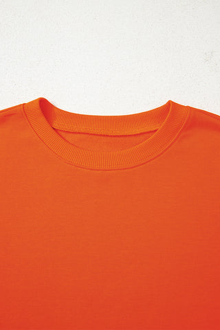 Varsity Style Sweatshirt - Orange