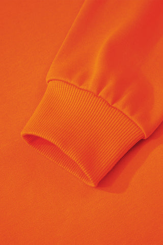 Varsity Style Sweatshirt - Orange